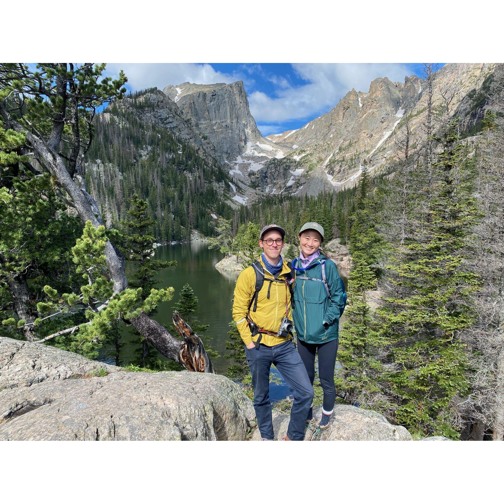 Rocky Mountain National Park; This was taken not long before Alex proposed to Jen!