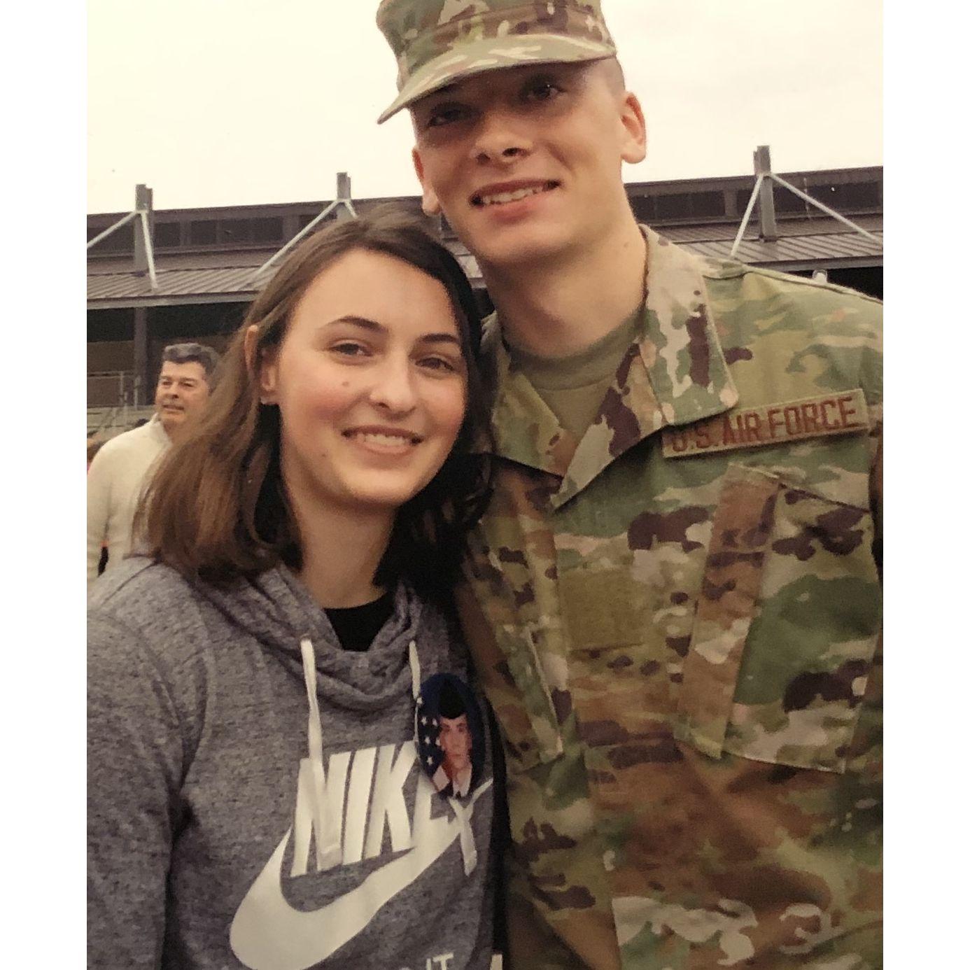 Basic training graduation!