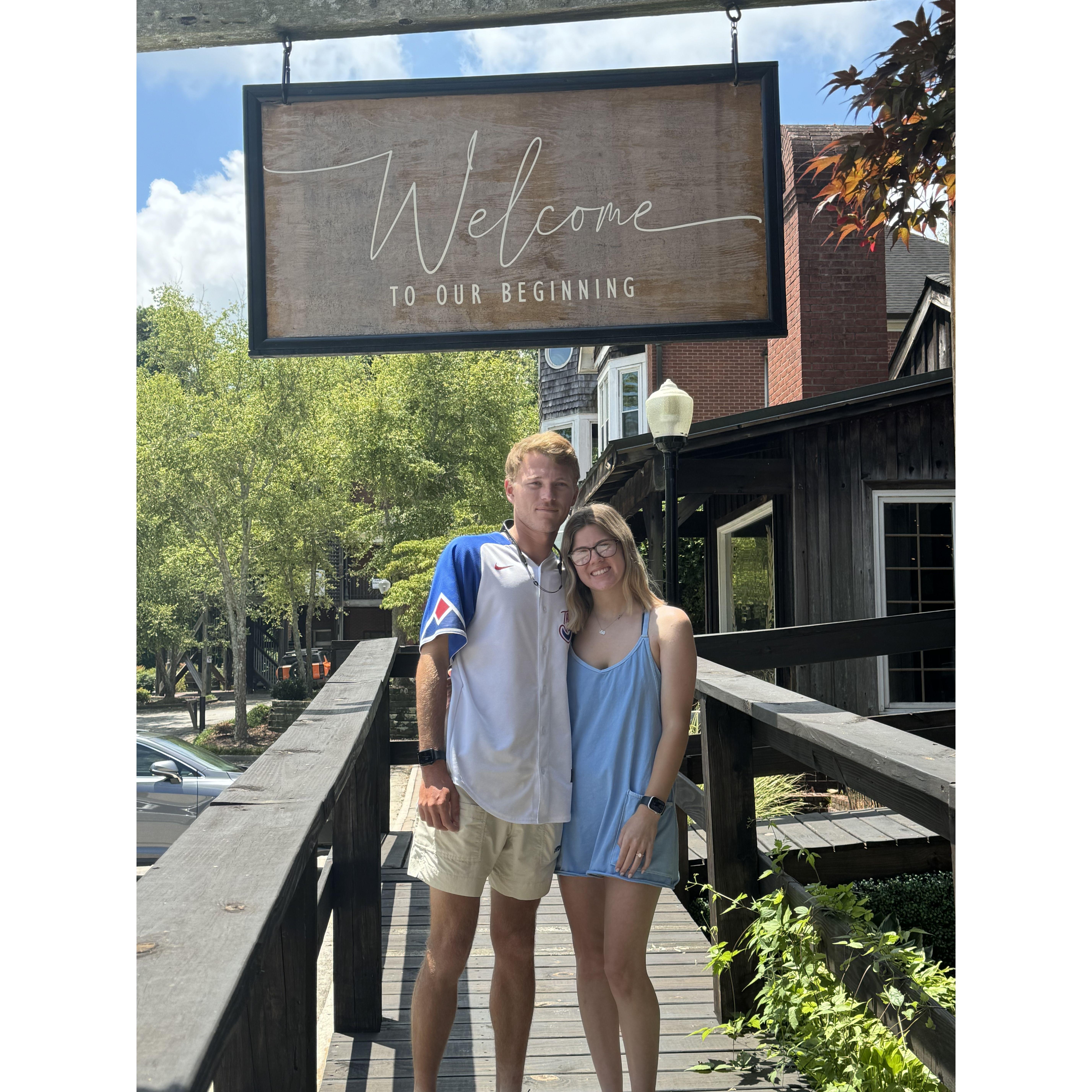 Finding our wedding venue!