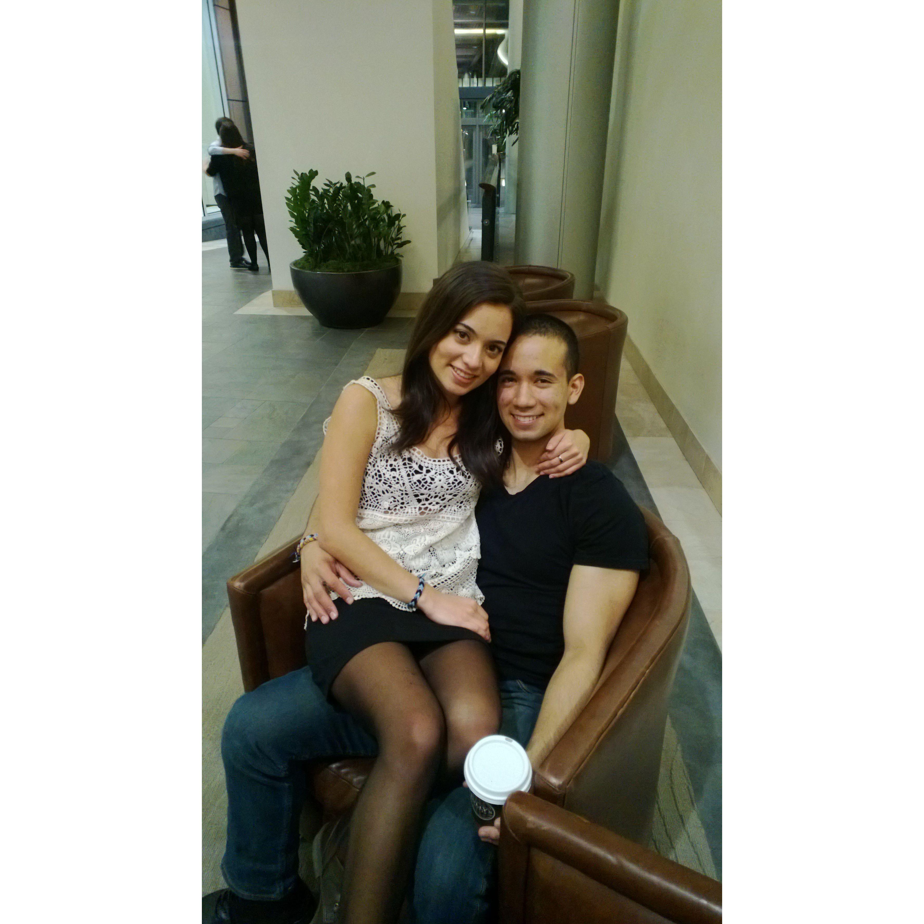 Celebrating our six month anniversary 🥰 - May 2012