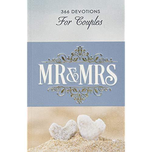 Mr. & Mrs. 366 Devotions for Couples | Enrich Your Marriage and Relationship | Two-Tone Blue Hardcover Devotional Gift Book w/ Ribbon Marker