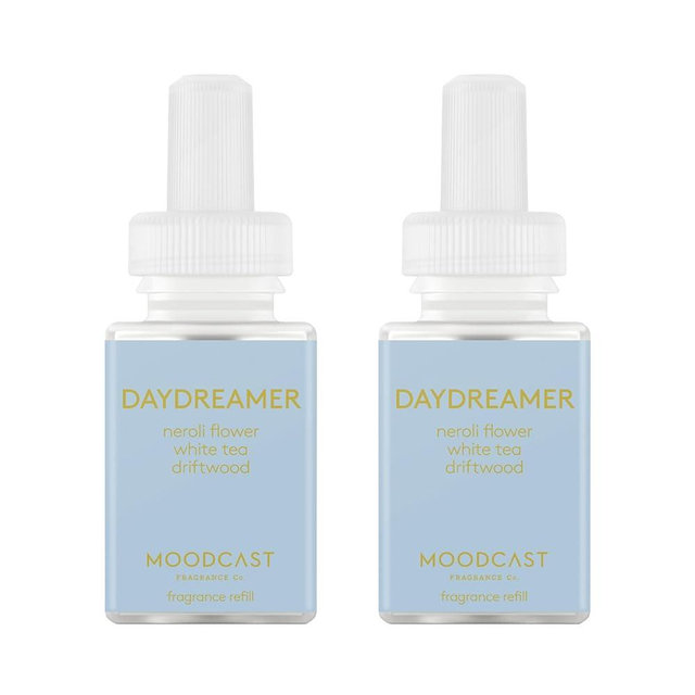 Pura & Moodcast Home Scent Refill - Smart Home Air Diffuser Fragrance - Up to 120-Hours of Premium Fragrance per Refill - Household Essential - Clean & Safe Diffuser Fragrance - 2 Pack, Daydreamer