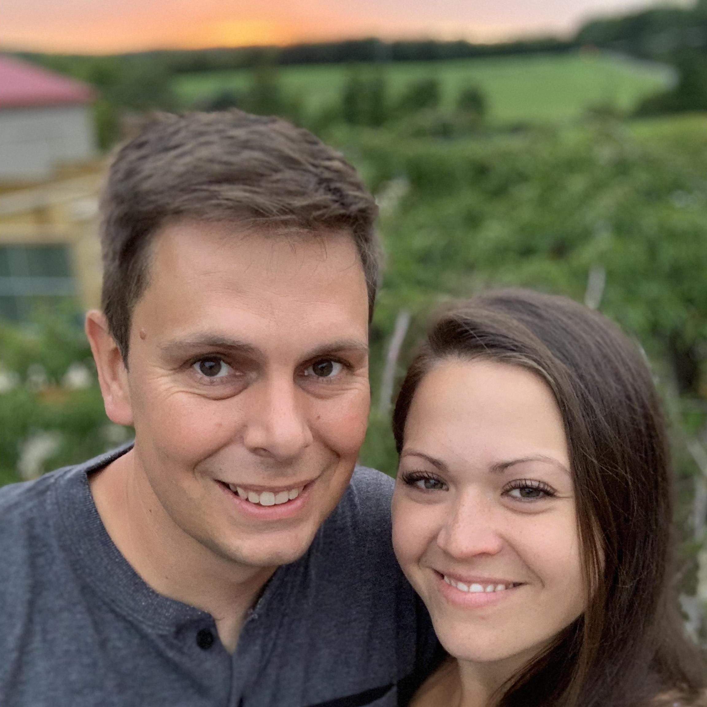 We first said "I love you" at an event at Animal Adventure just prior to us taking this picture.