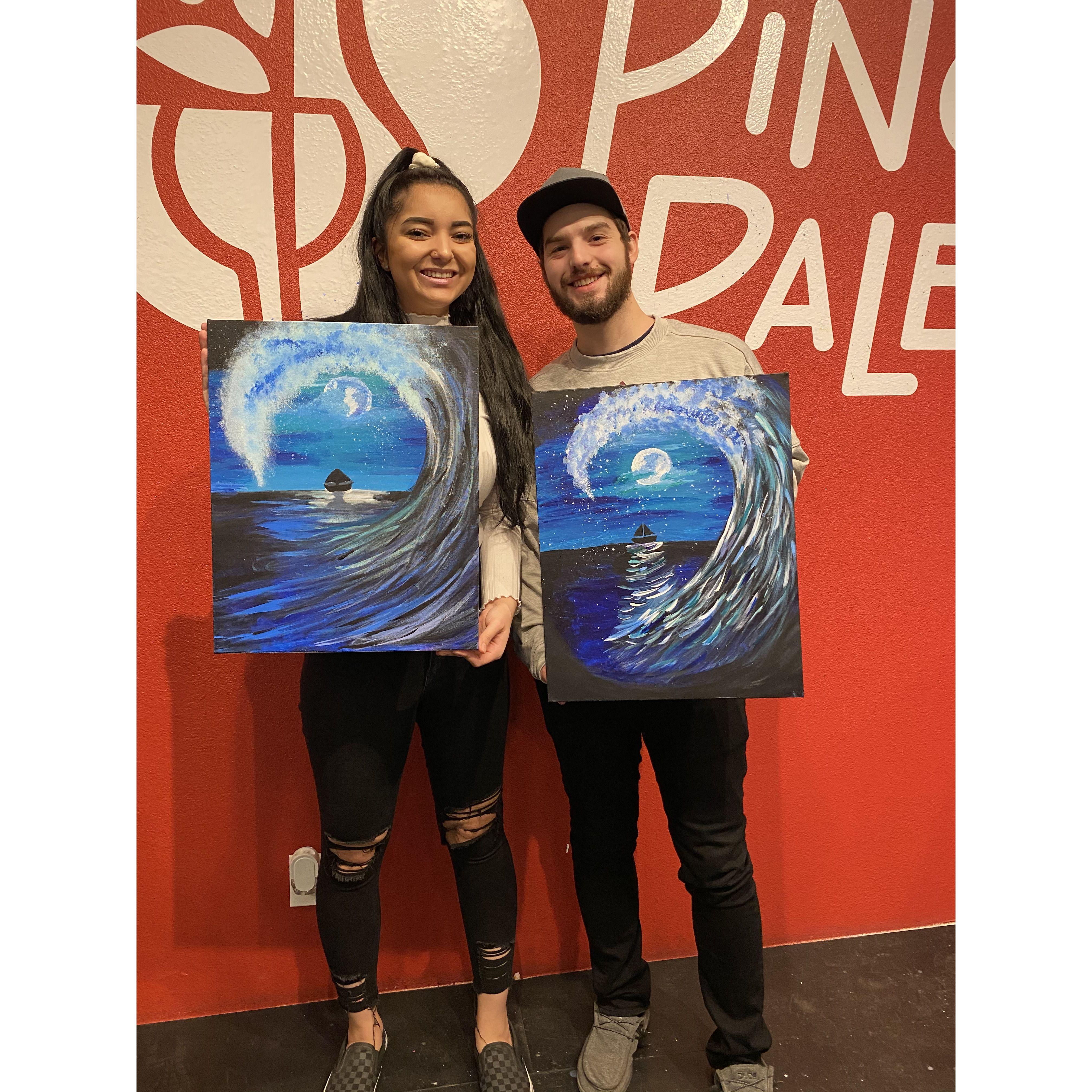 Pinot’s Palette painting