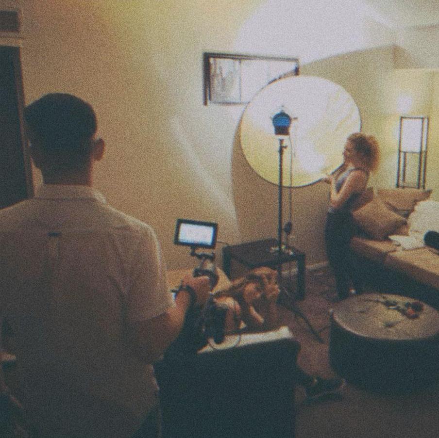 This was taken right after we met.