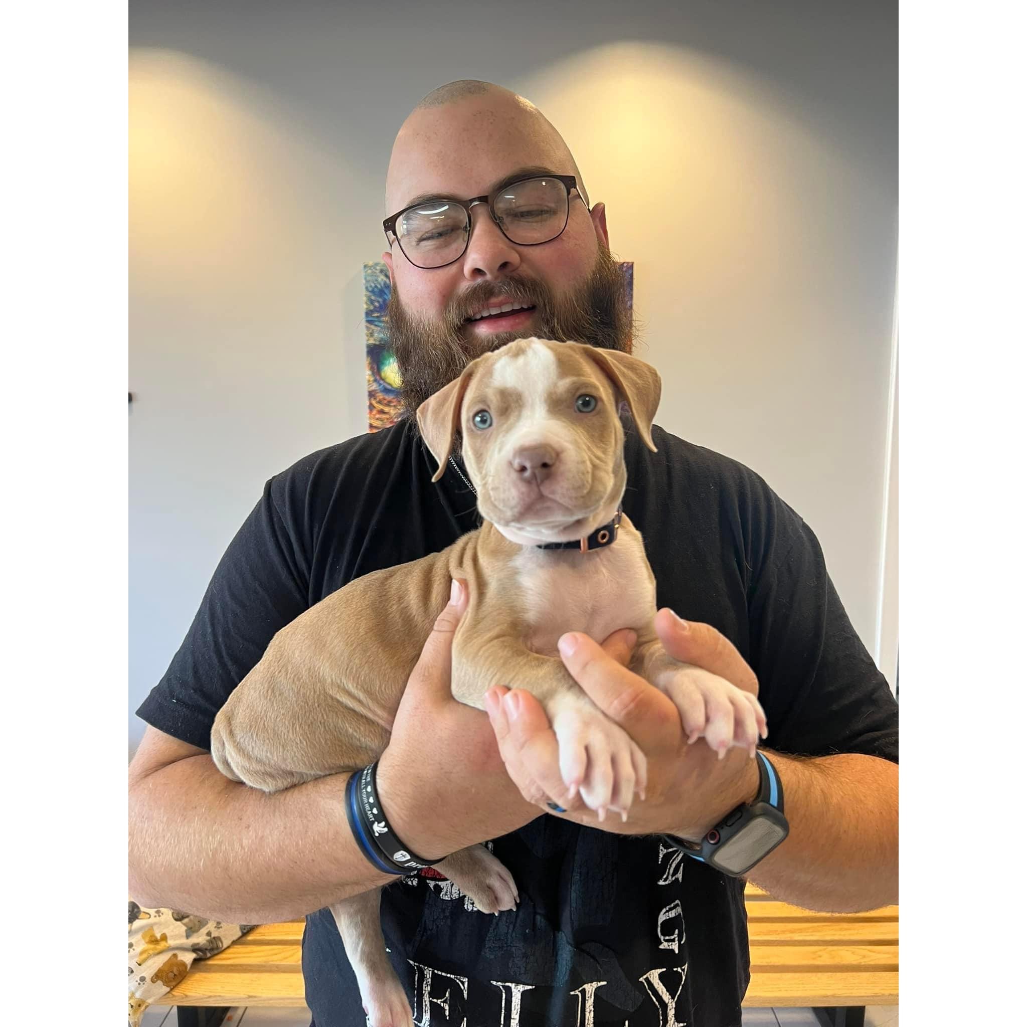 "I come to work to see you" proceeds to grab Eli from office