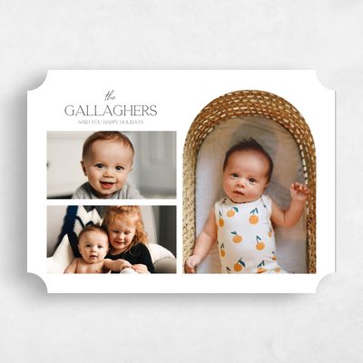 White Ticket Holiday Card - Arlanza