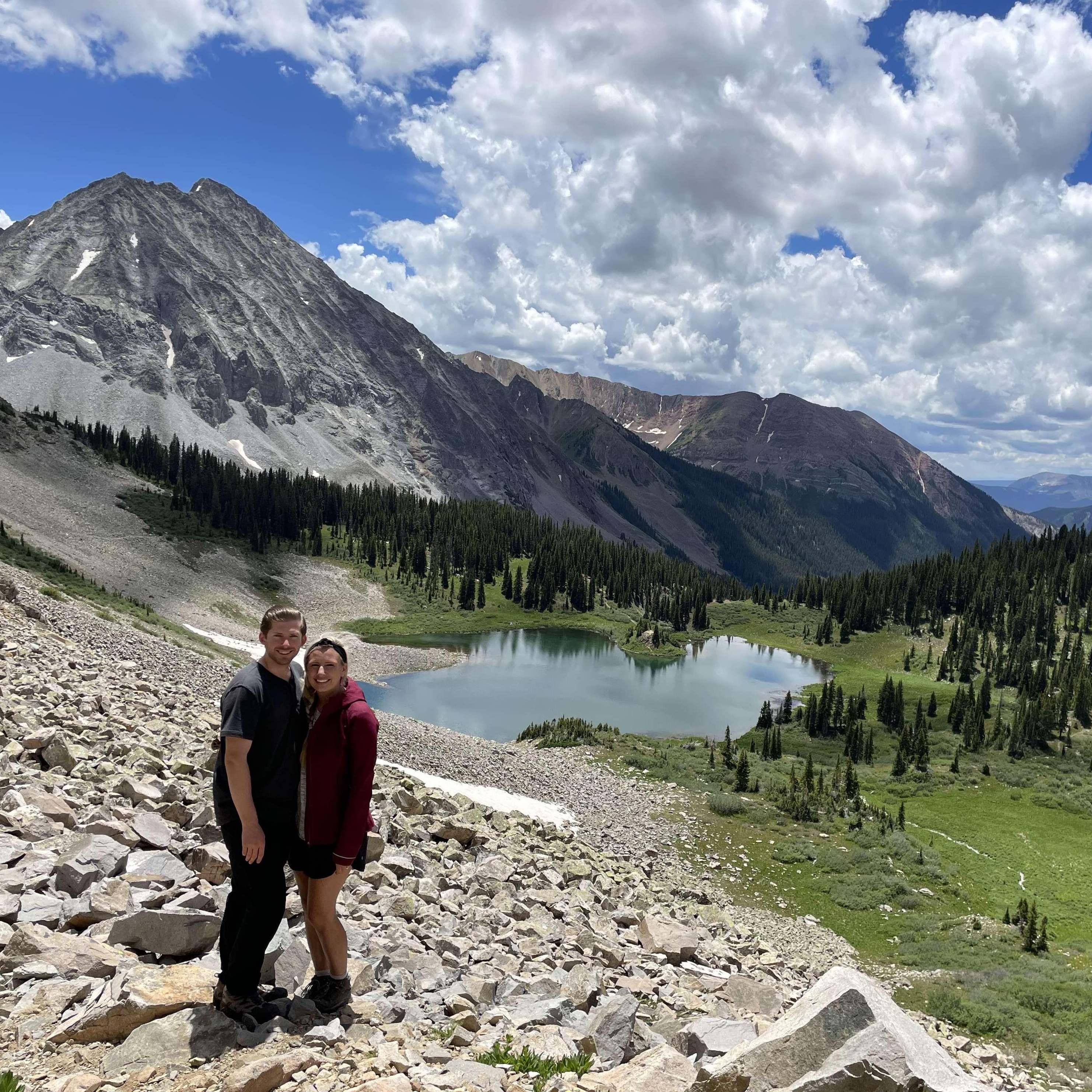 Hiking to Copper Lake in Crested Butte. July 2022