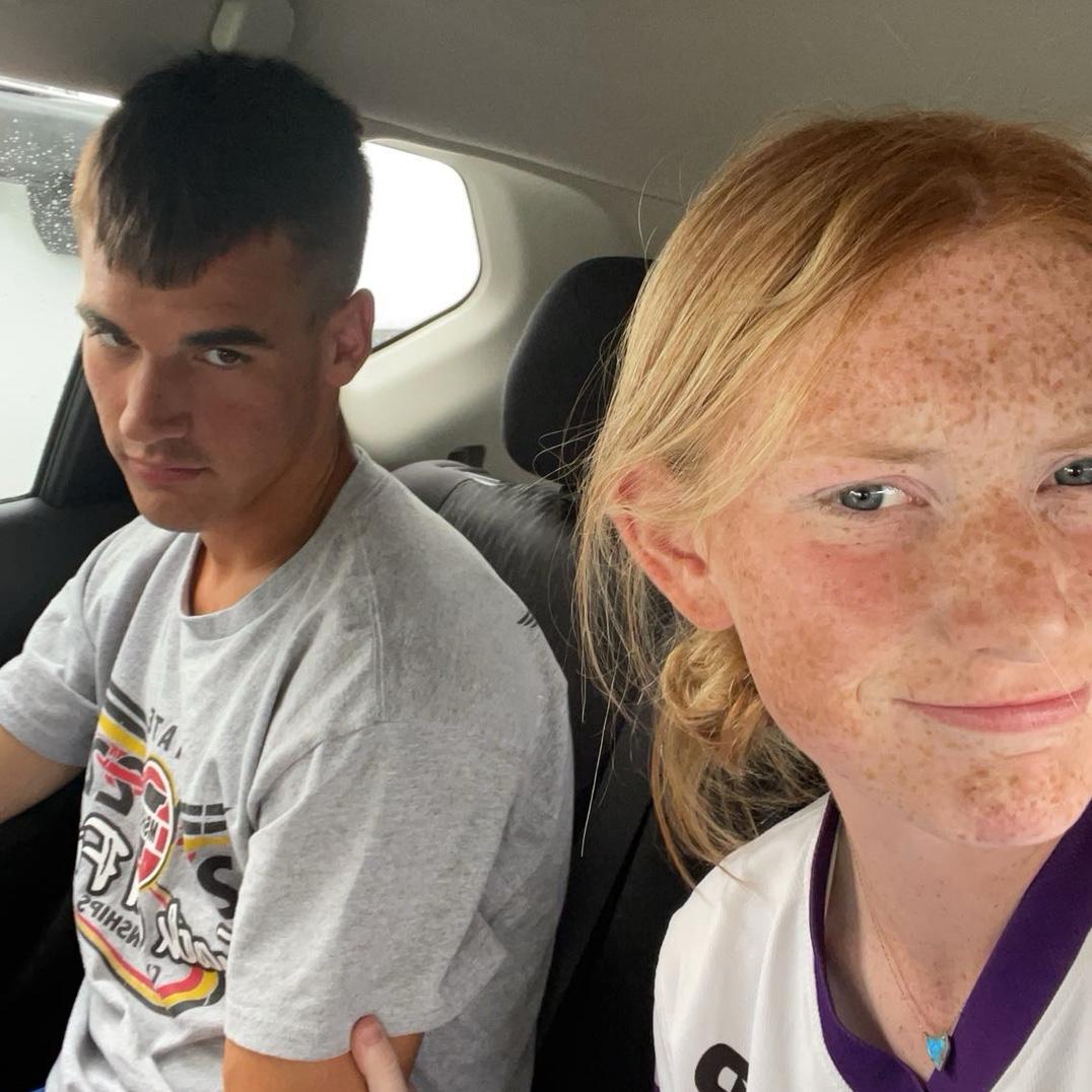 Konner traveled with Lydia to Colorado to watch her play.