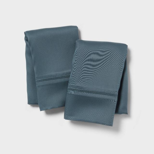 Standard 320 Thread Count Cool TENCEL® Lyocell Pillowcase Graphite - Threshold™