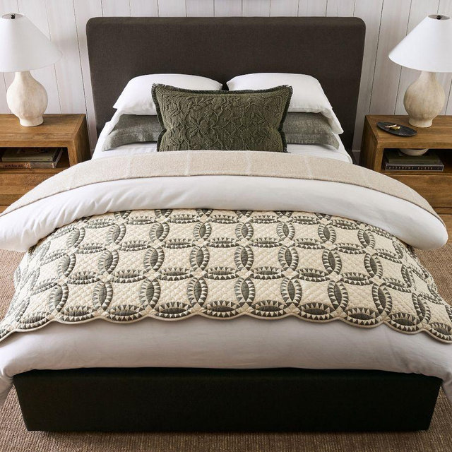 Cooper Patchwork Quilt, Full/Queen, Loden