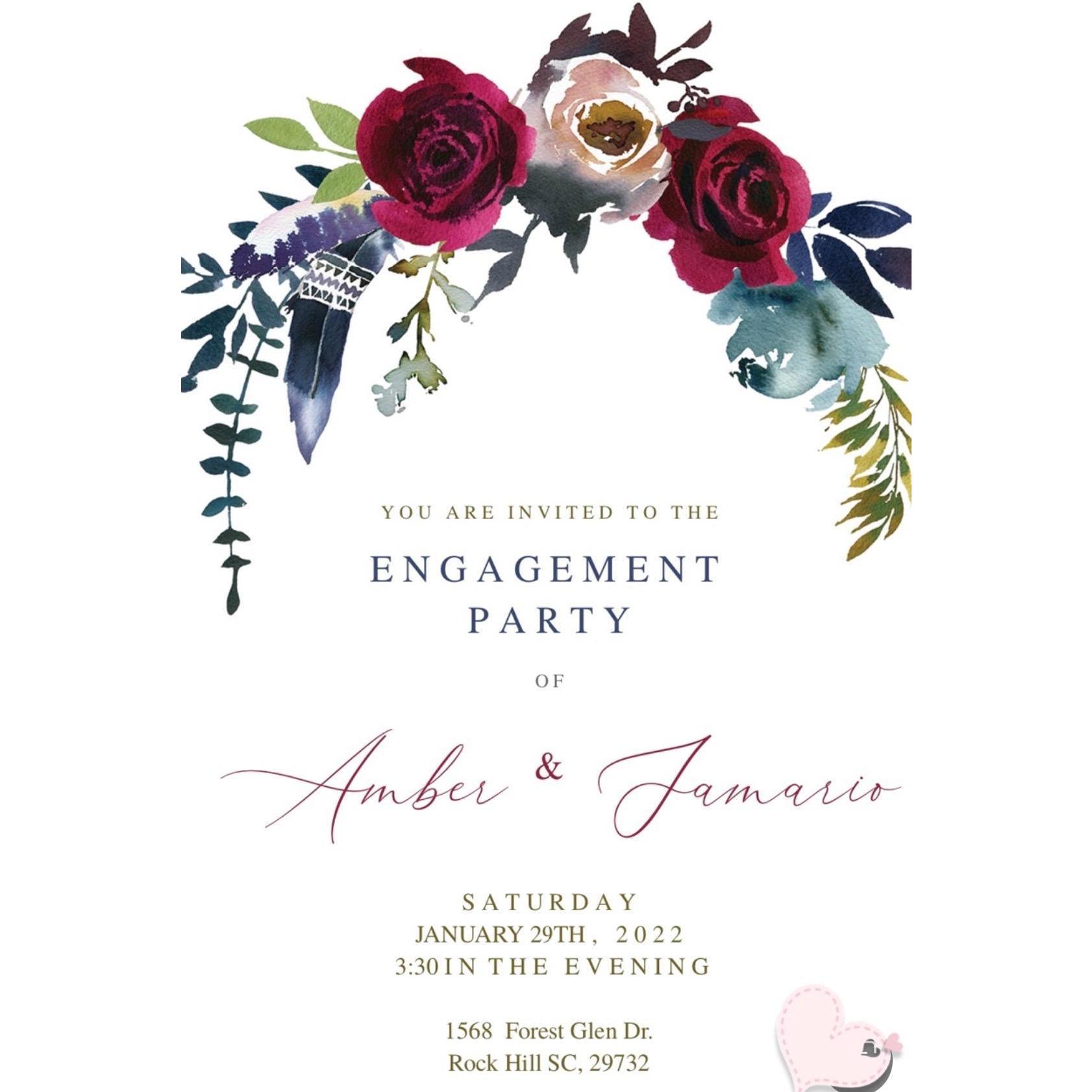 Come celebrate the love that we share before we officially become one!!