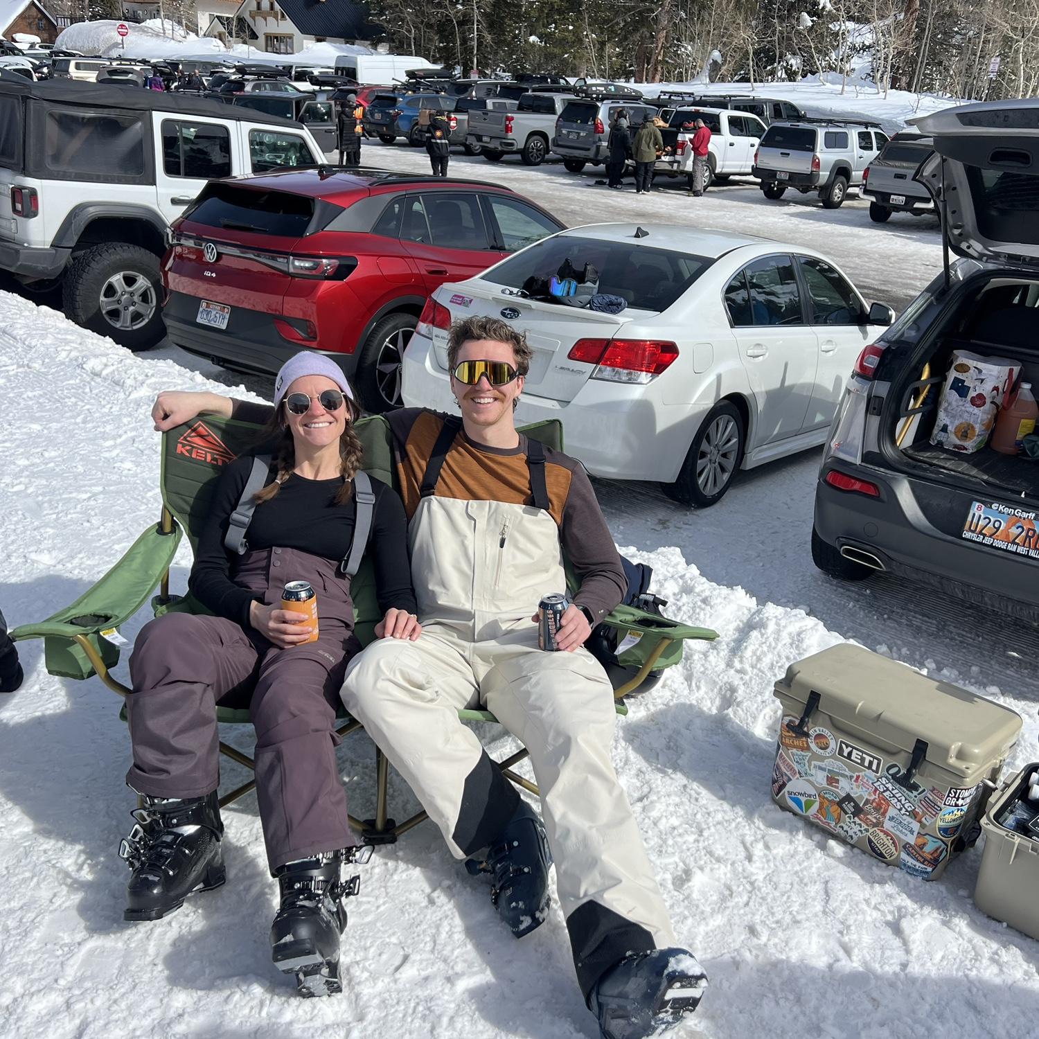 Tailgate at Brighton ski resort!
