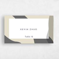 Grey Wedding Place Card - Everly