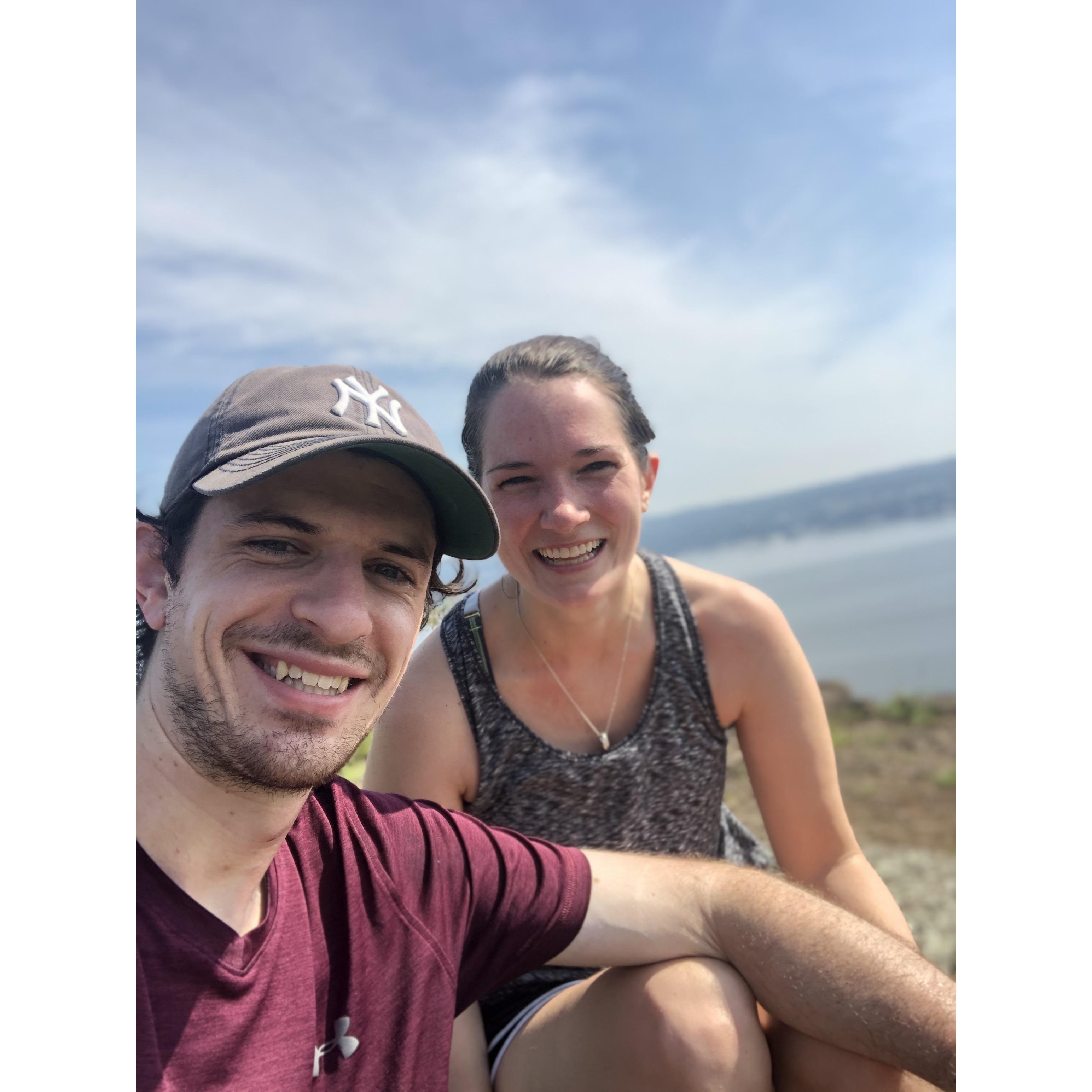 Taken right after Chris popped the question!