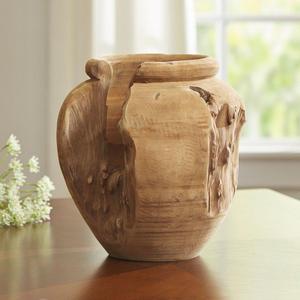 Biscayne Teak Vase