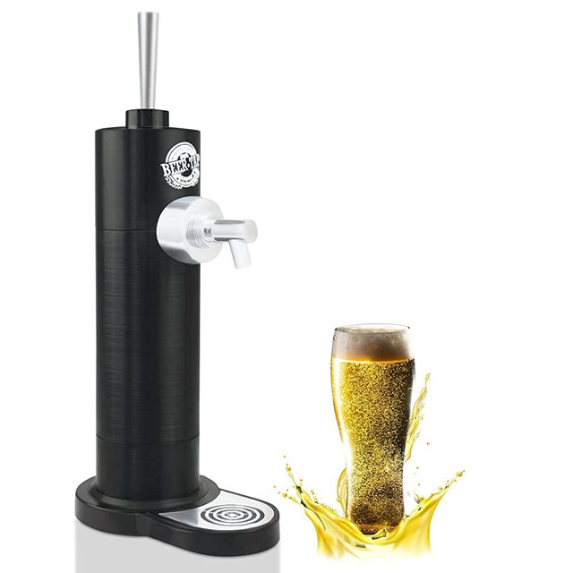Richard Bergendi Black Edition, Home Draught Beer Pump, Beer kegerator, Beer Tap, Beer Dispenser, Portable Mini Keg For All beers, Ale, Lager, Stout, Cider, Birthday Gift for Men, Husband, Dad, Son