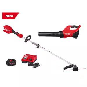 Weed eater and blower with 8.0 battery