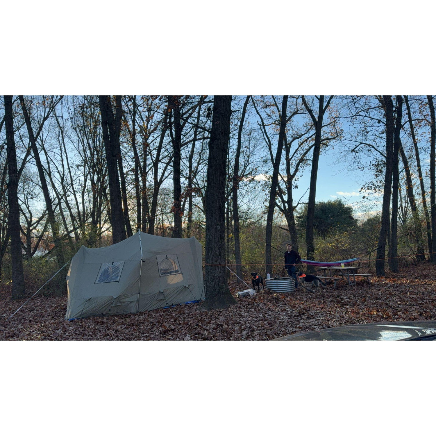 Annual camping trip to Chelsea Greenlake on November 12, 2023