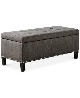 Shandra II Tufted Storage Bench, Quick Ship