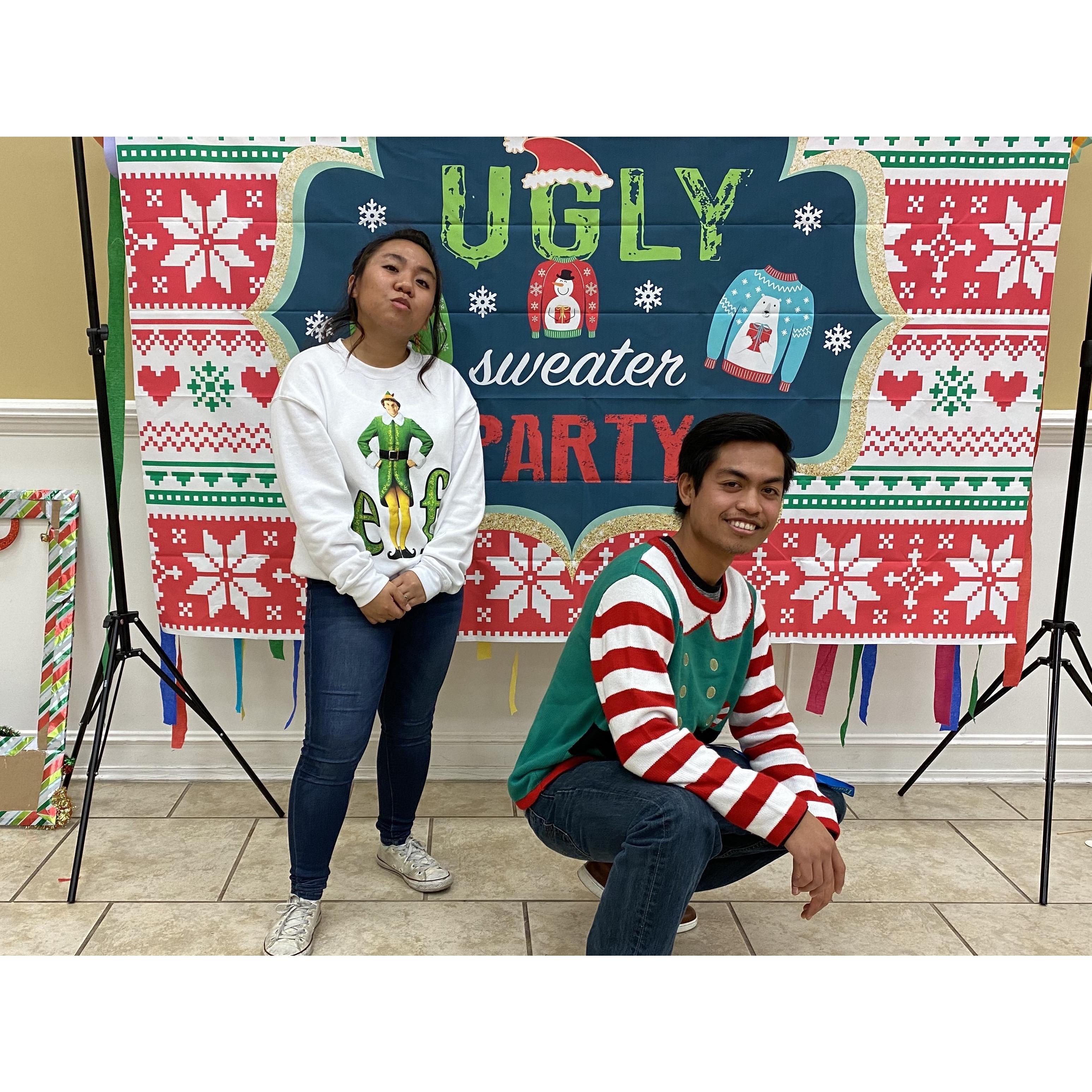 First Christmas party together