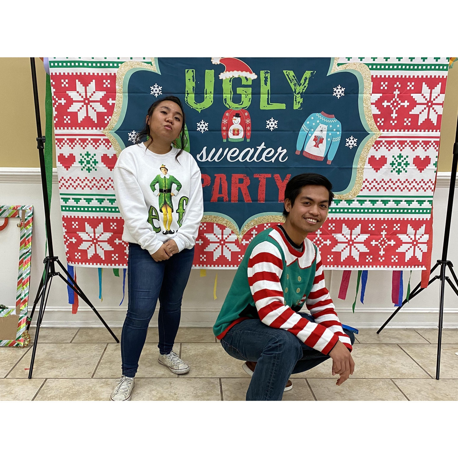 First Christmas party together