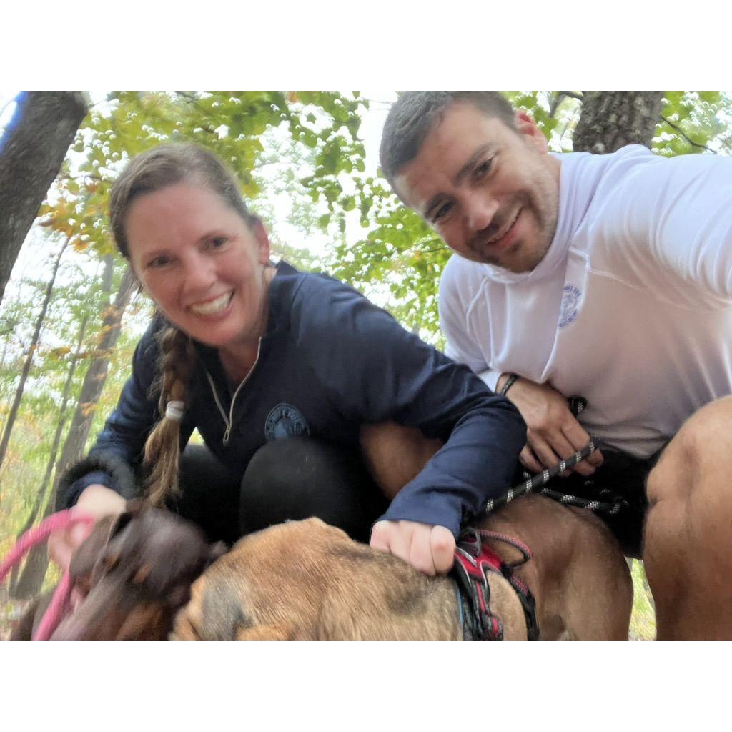 Wrangling the puppies 🐶🐶