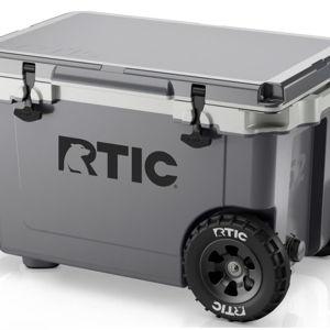 52 QT ULTRA-LIGHT WHEELED COOLER - GRAY
