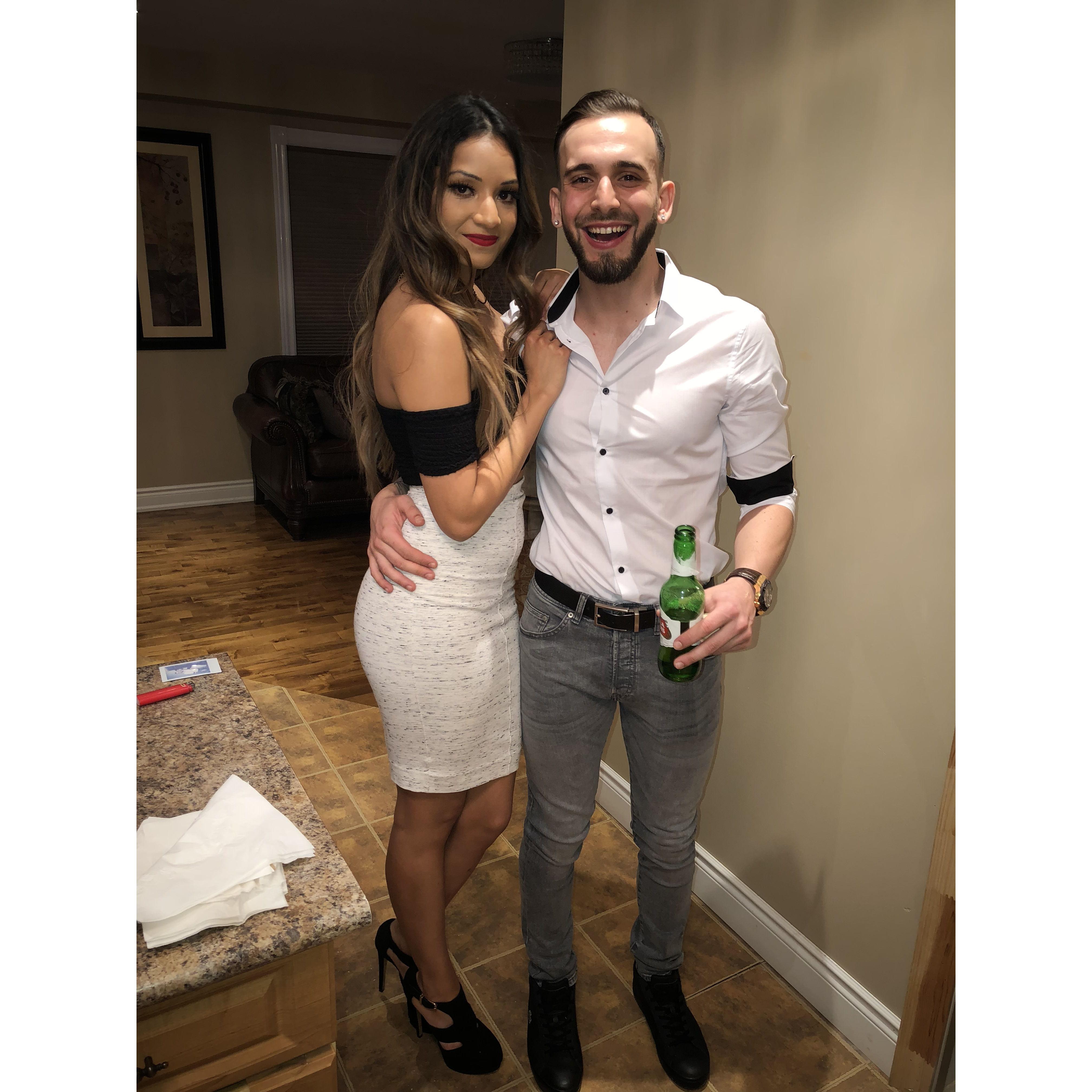February, 2018. Night out of dancing. 💃🏻
