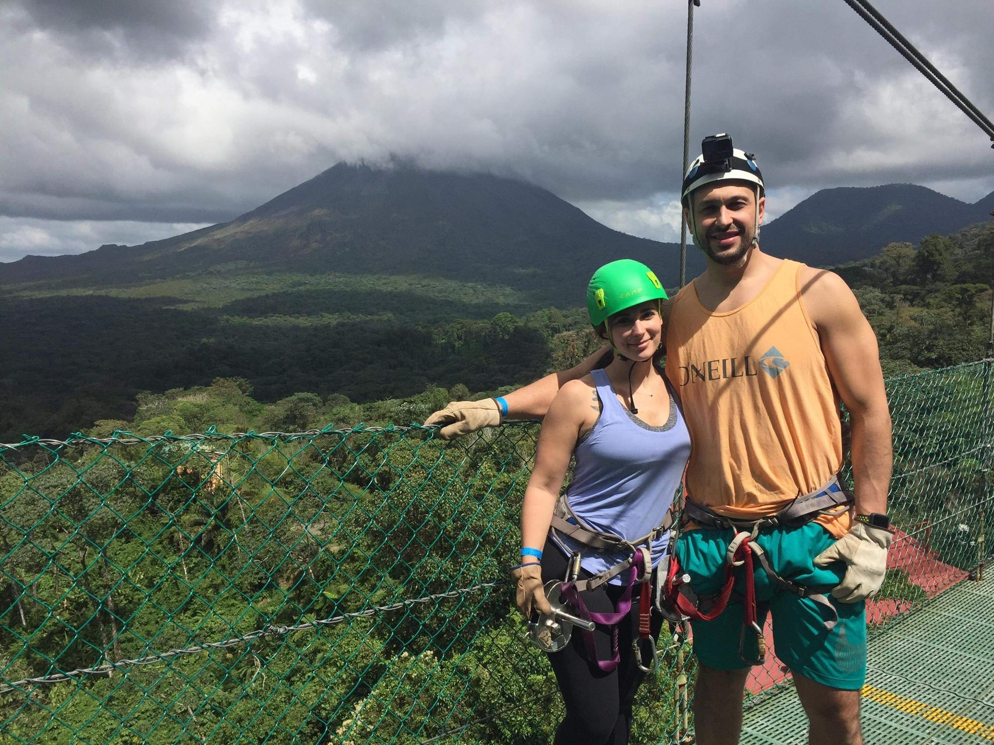 Ziplining in Costa Rica!