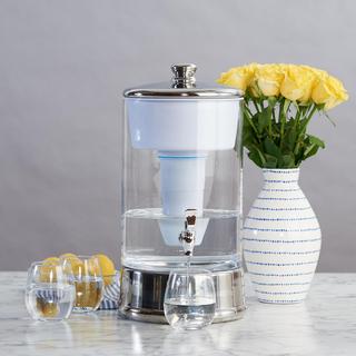 40 Cup Glass Water Dispenser with Filter