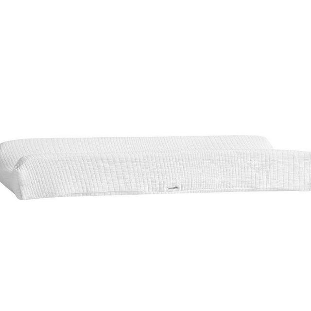 west elm x pbk Matelasse Changing Pad Cover, Stone White