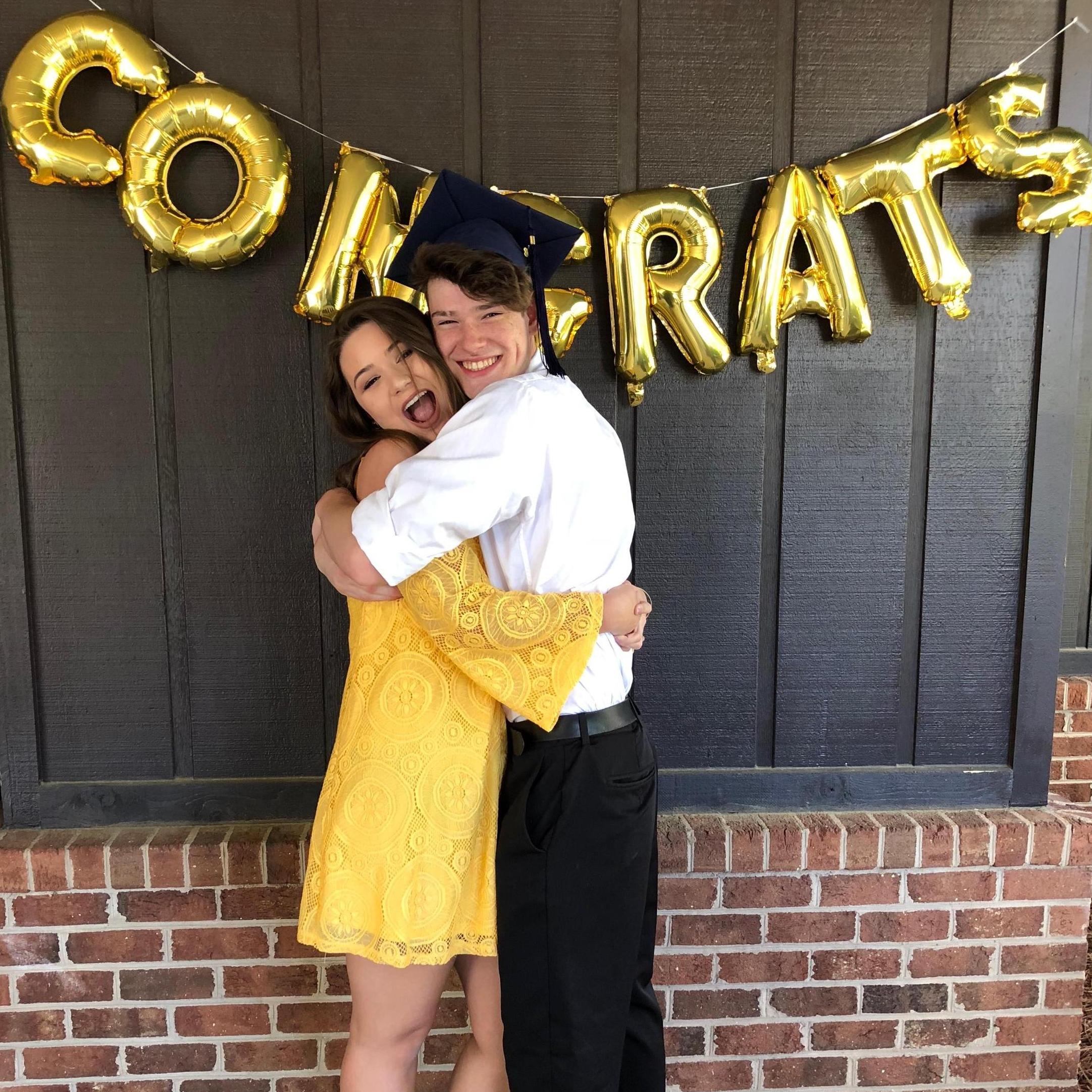 Zane's high school graduation, 2018