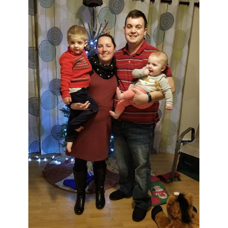 The four of us. Christmas 2018