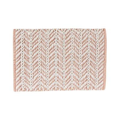 20" x 30" Pastel Petals bath rugs and mats Pink - Saturday Knight Ltd.