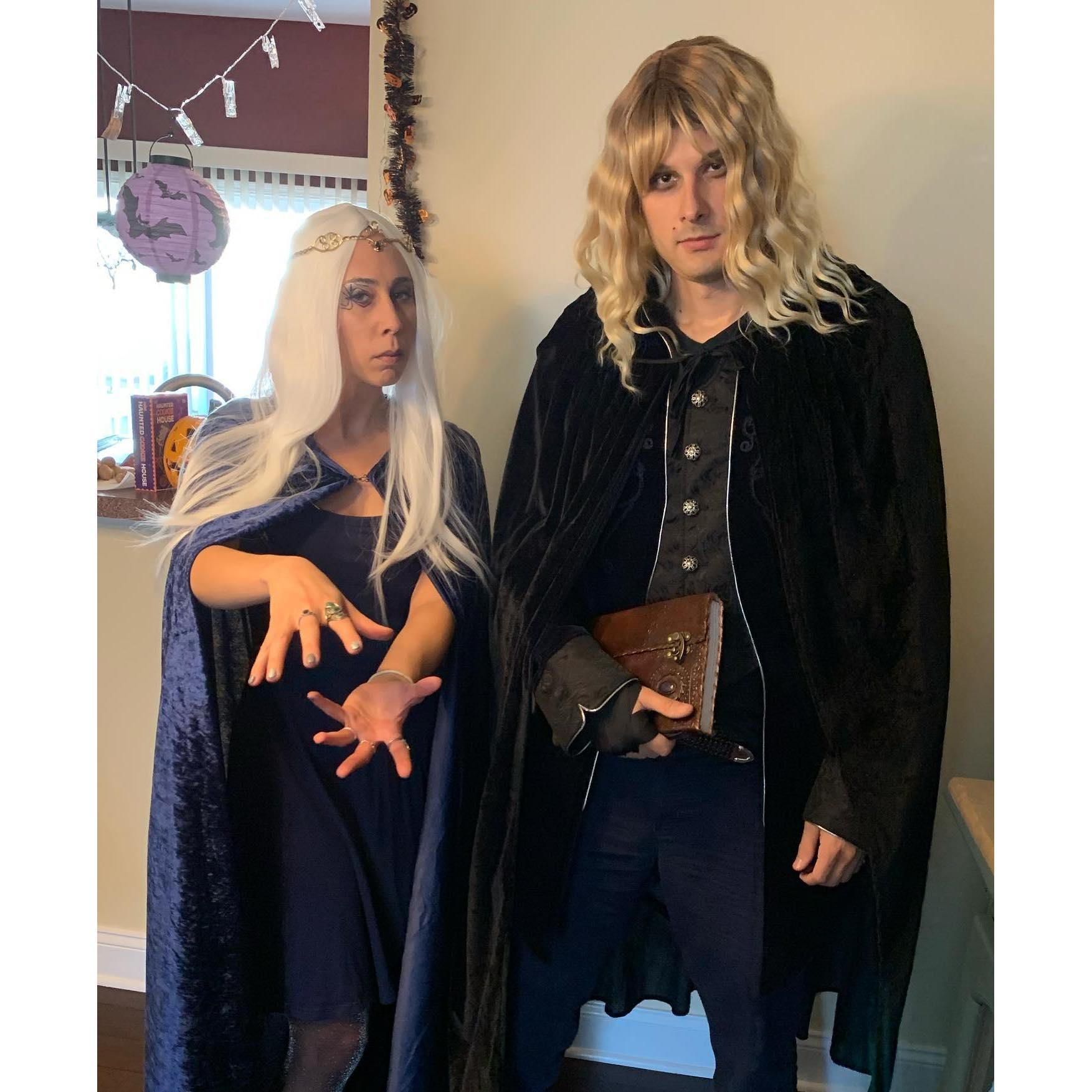 Dressed up as our own D&D characters for Halloween! 2021