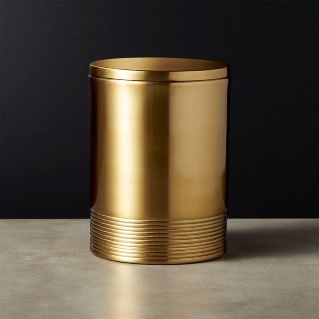 Medium Gold Coffee Canister