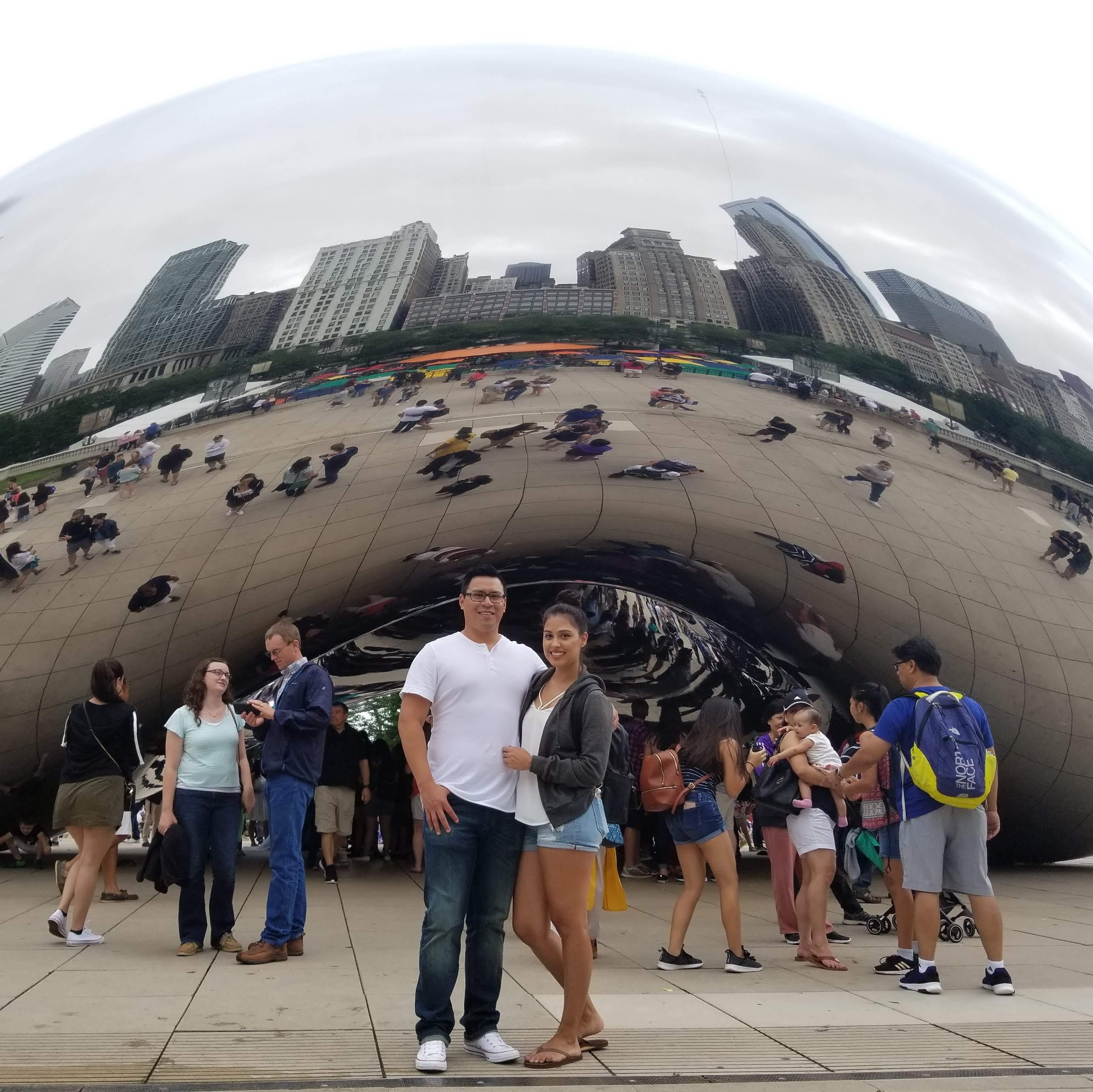 Us with a shiny bean