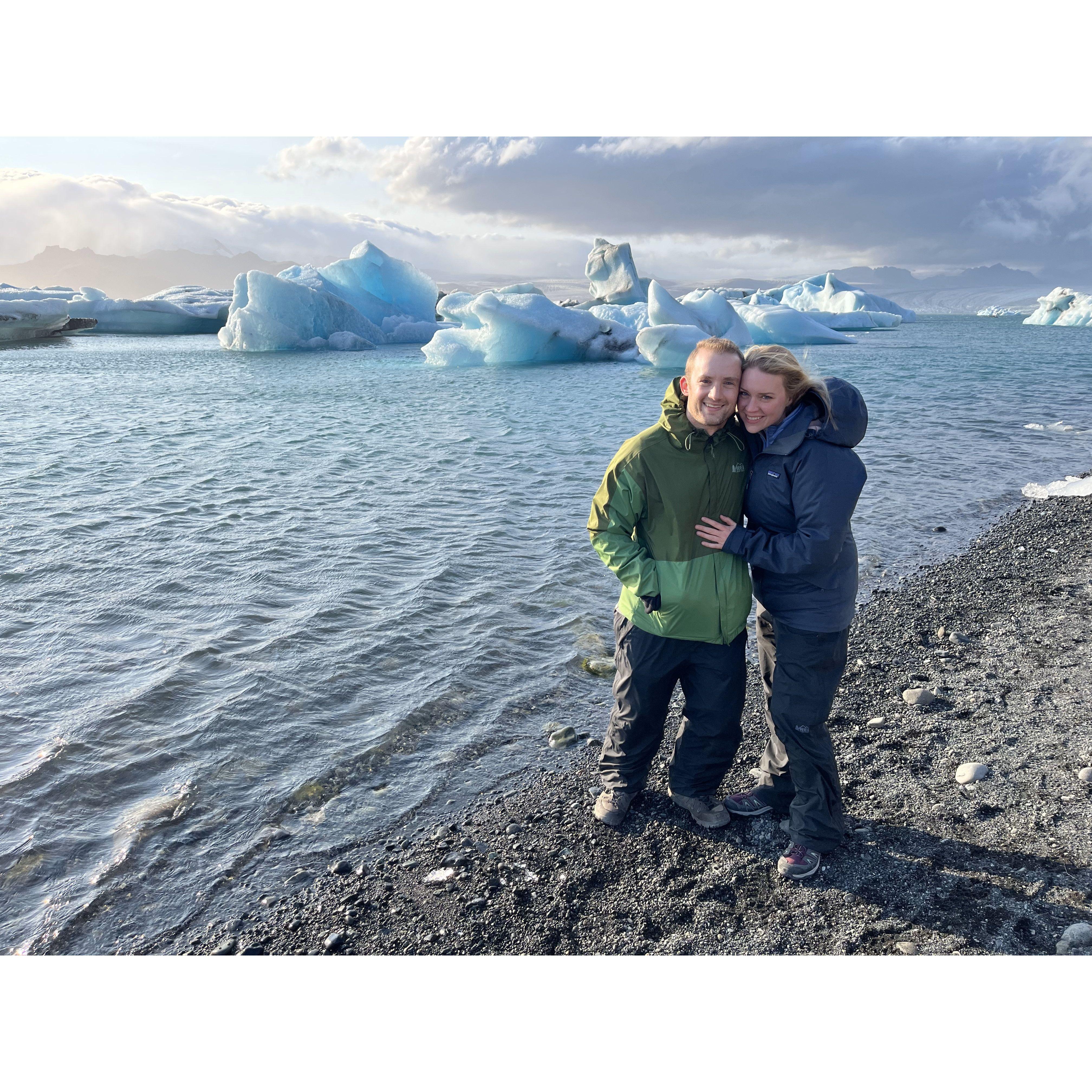 Cold as ice at Jokulsarlon in Iceland