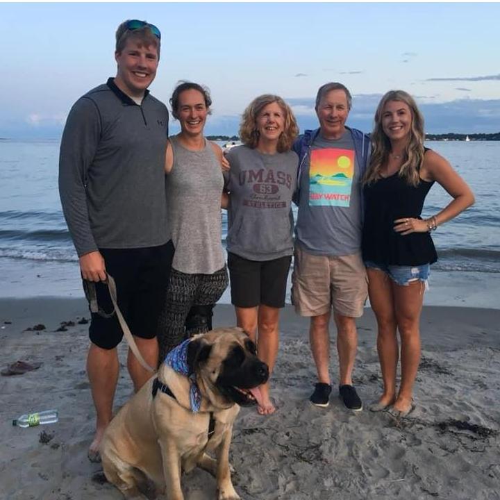 Lisa, Pat, Penny, and Pat's family