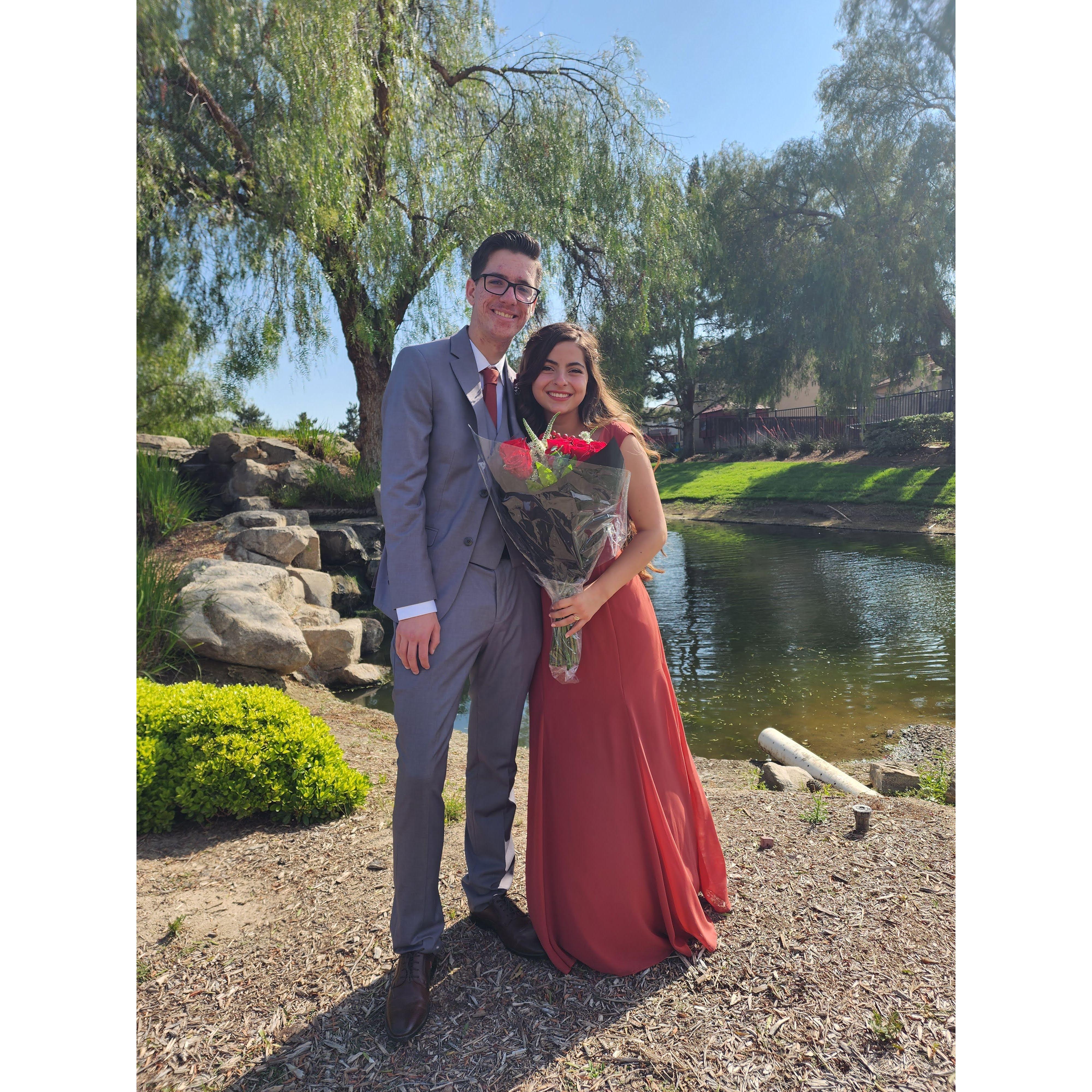 May 20, 2023: Prom as a couple!