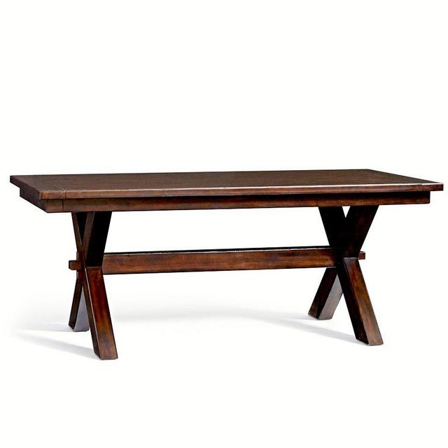 Toscana Extending Dining Table, Tuscan Chestnut, 74" - 104" L