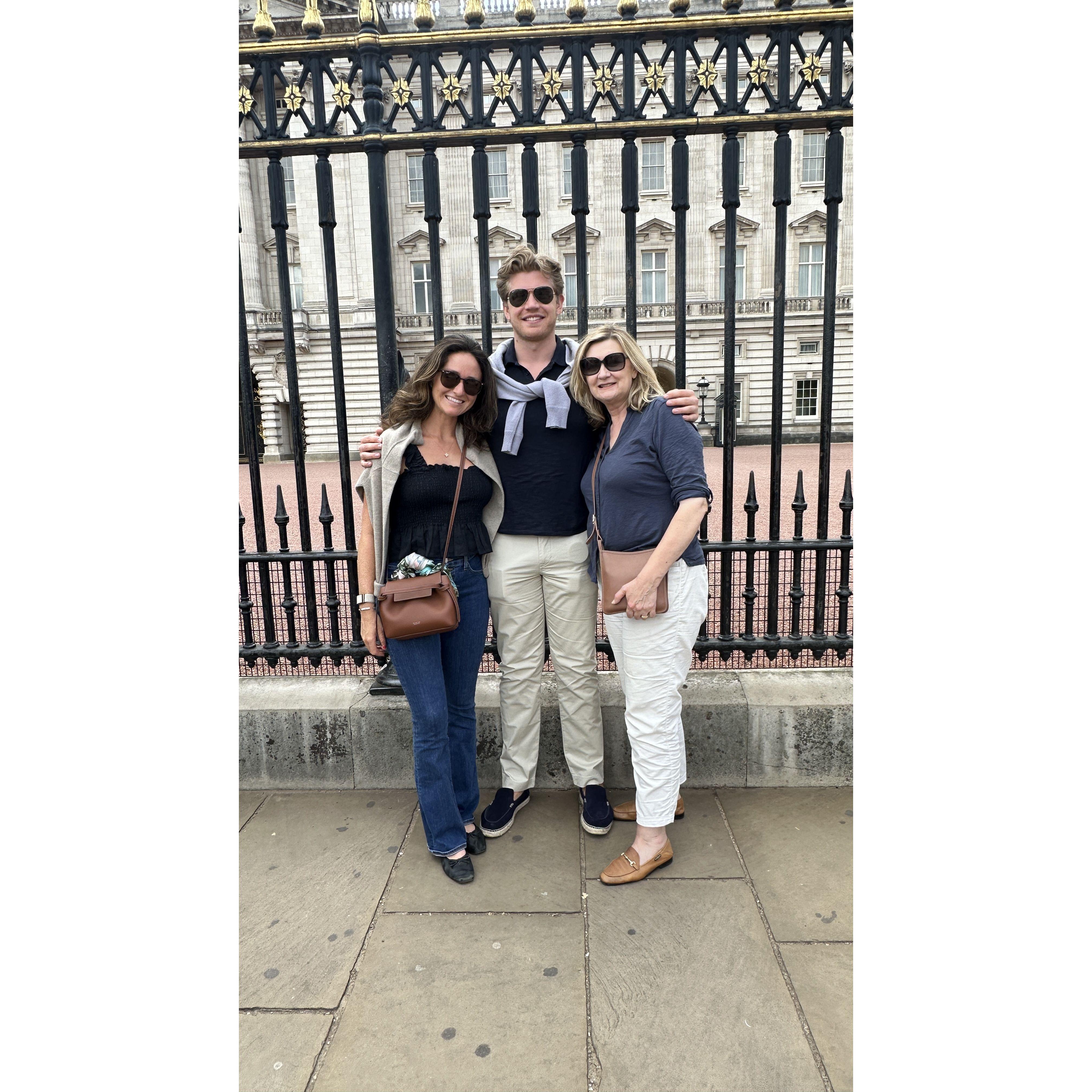 Serena, Liam, and Liam's Mum Annie!