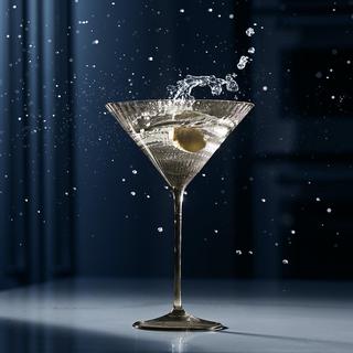 Quinn Optic Martini Glass, Set of 2