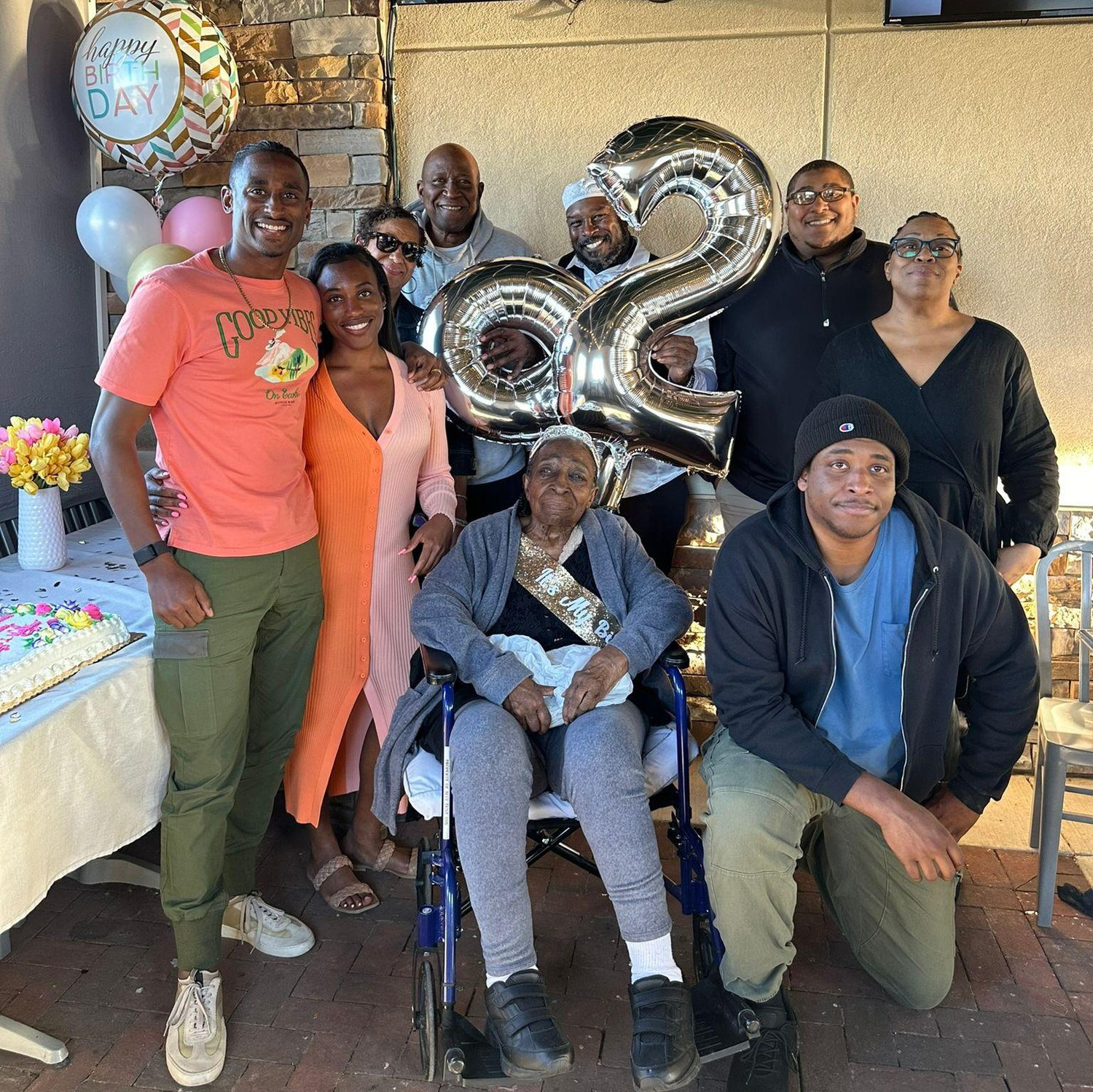 Grandma Doris' 92nd Birthday Party with the family.