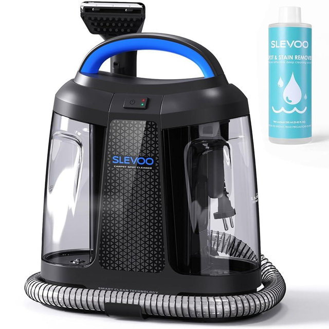 Carpet Cleaner Machine 11Kpa Strong Suction, New 450W Powerful Motor, Portable Upholstery Cleaner with Spot Cleaner, Stain Remover for Pet Accident, Rugs, Carpet and Upholstery Black