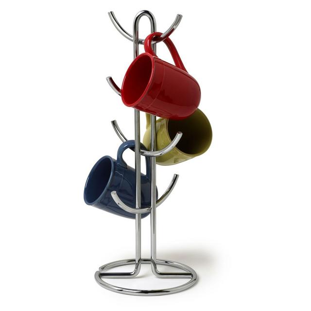 Spectrum™ Euro Metal 8-Mug Holder in Chrome