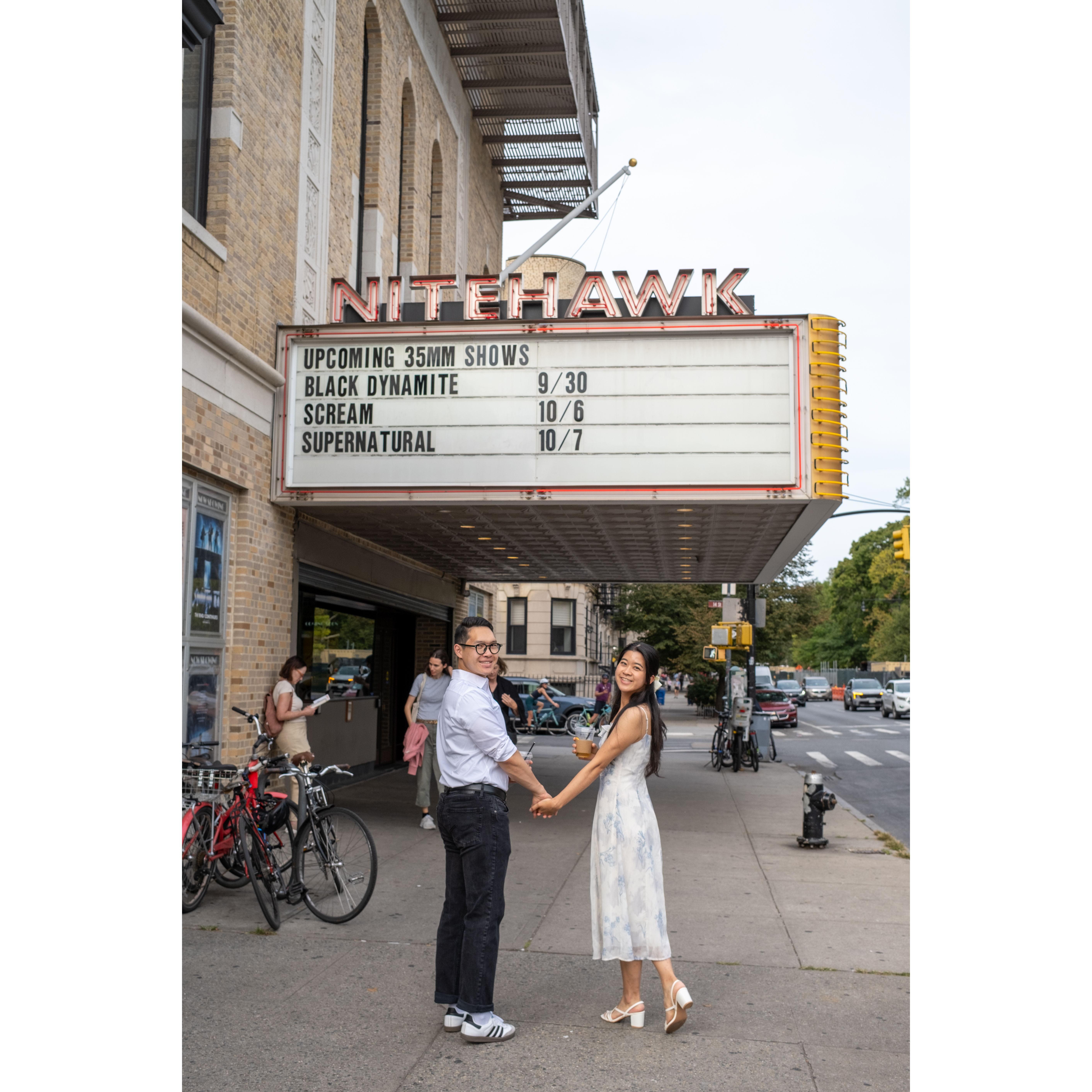 Our first movie theater