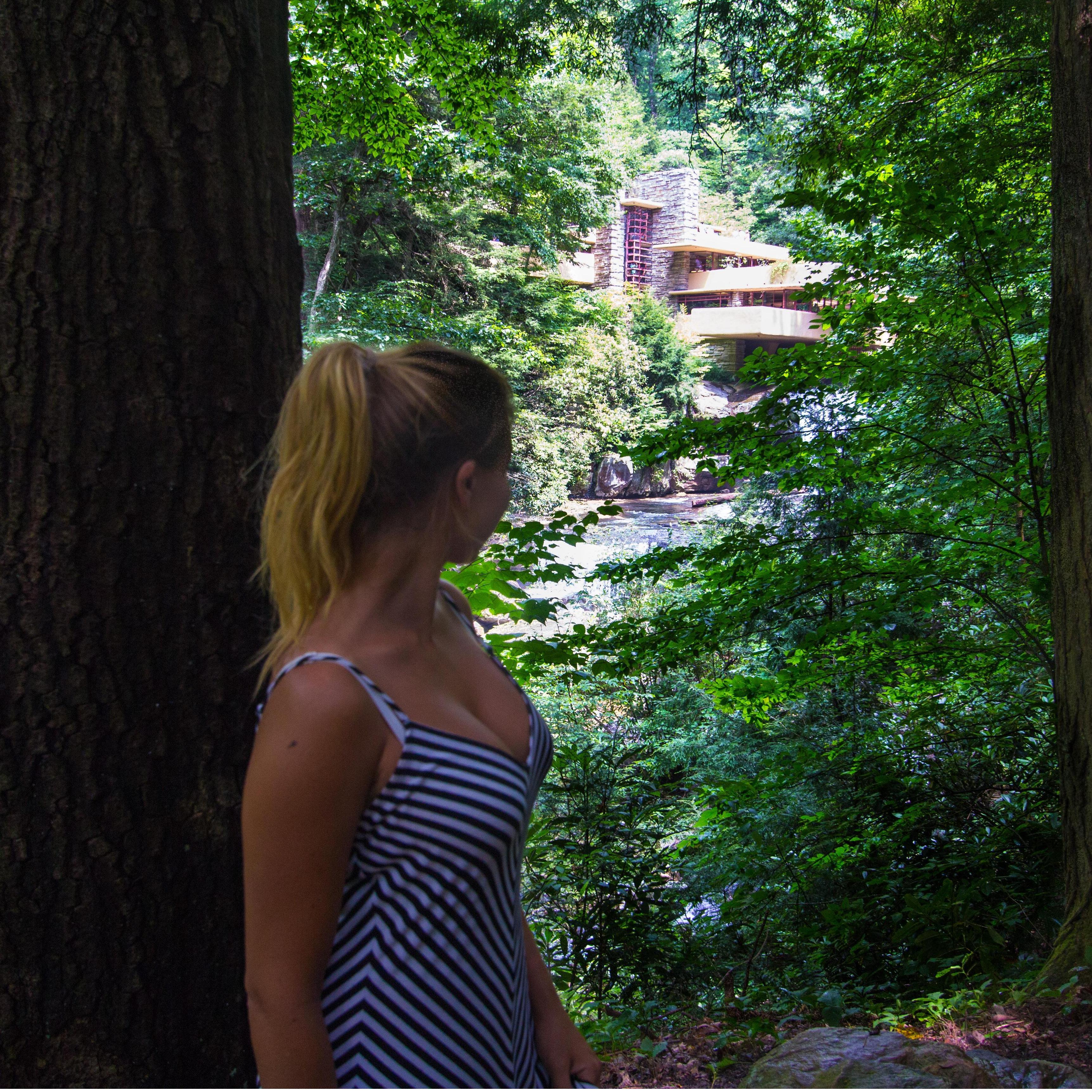 On our roadtrip back from PA we stopped to see "Falling Water"