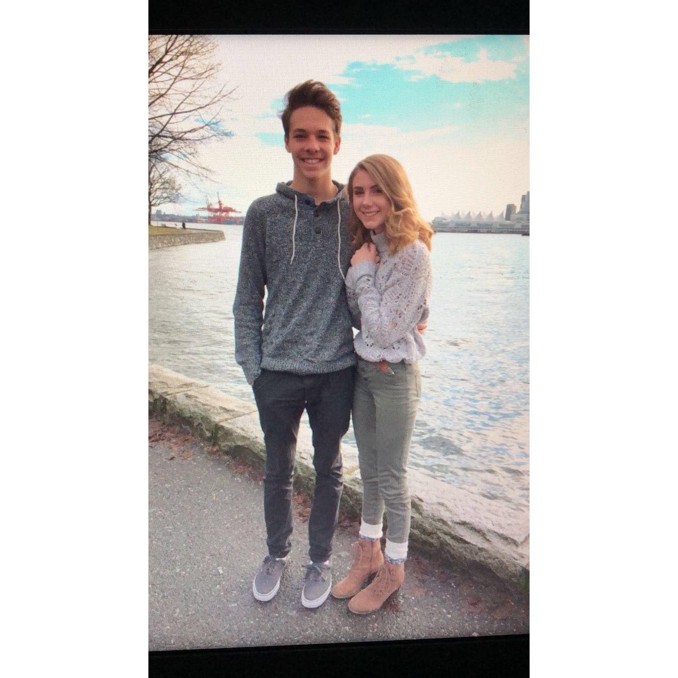 2016 - Our first date in Vancouver (with Jody, Ben, Gloria & Rick)